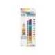 PINTURA DE ACUARELA LIDERPAPEL CAJA DE 12 TUBOS DE ALUMINIO DE 12 ML COLORES SURTIDOS