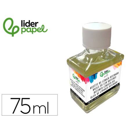 ACEITE DE LINAZA REFINADO LIDERPAPEL BOTE DE 75 ML
