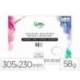 PALETAS DE PAPEL DESECHABLES LIDERPAPEL PARA PINTURA 40 HOJAS GRAMAJE 58G/M2 CON AGUJERO PARA PULGAR