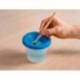 VASO LIMPIAPINCELES LIDERPAPEL DE PLASTICO 8X8,5 CM