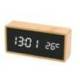 RELOJ Q-CONNECT SOBREMESA DIGITAL CON TEMPERATURA 150X45X70MM