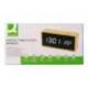 RELOJ Q-CONNECT SOBREMESA DIGITAL CON TEMPERATURA 150X45X70MM