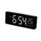 RELOJ Q-CONNECT SOBREMESA DIGITAL CON TEMPERATURA 3 ALARMAS CONTROL DE VOZ 160X60X25MM