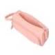 ESTUCHE PORTATODO LIDERPAPEL MINIBAG 2 CREMALLERAS CON BOLSILLO INTERIOR ROSA PASTEL 212 X 100 X 70 MM