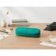 ESTUCHE PORTATODO LIDERPAPEL COLOR POP 2 CREMALLERAS CON COMPARTIMENTO EXTENSIBLE TURQUESA 230 X 60 MM