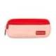 ESTUCHE PORTATODO LIDERPAPEL DUO 2 CREMALLERAS CON BOLSILLOFRONTAL ROSA 20X90X50 MM