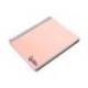 CUADERNO ESPIRAL LIDERPAPEL A7 MICRO WONDER TAPA PLASTICO 100H 90 GR CUADRO 5MM 4 BANDAS COLOR ROSA