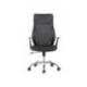 SILLA Q-CONNECT DIRECCION BERGAMO MALLA/SIMILPIEL ALT MAX 1210MM ANCH 520MM PROF 480MM RUEDAS PREMIUM NEGRO