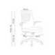 SILLA Q-CONNECT OFICINA TERNI MALLA ALT MAX 1050 MM ANC 500 MM PROF 480 MM COLOR NEGRO CUERPO NEGRO