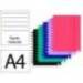 CUADERNO INGENIOX FOAM A4 80H RAYADO HORIZONTAL COLORES INTENSE SURTIDOS
