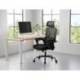 SILLA Q-CONNECT DIRECCION REGGIO MALLA ALT MAX 1300 MM ANC 520 MM PROF 480 MM RUEDAS PREMIUM COLOR GRIS BLANCO