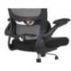 SILLA Q-CONNECT OFICINA CATANIA MALLA ALT MAX 1230 MM ANC 510 MM PROF 490 MM RUEDAS PREMIUM COLOR NEGRO