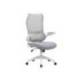 SILLA Q-CONNECT OFICINA CATANIA MALLA ALT MAX 1230 MM ANC 510 MM PROF 490 MM RUEDAS PREMIUM COLOR GRIS BLANCO