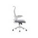 SILLA Q-CONNECT OFICINA CATANIA MALLA ALT MAX 1230 MM ANC 510 MM PROF 490 MM RUEDAS PREMIUM COLOR GRIS BLANCO