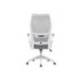 SILLA Q-CONNECT OFICINA CATANIA MALLA ALT MAX 1230 MM ANC 510 MM PROF 490 MM RUEDAS PREMIUM COLOR GRIS BLANCO