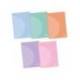 LIBRETA LIDERPAPEL 360 TAPA DE PLASTICO A4 48 HOJAS 90G/M2 CUADRO 4 MM CON MARGEN COLORES PASTEL SURTIDOS