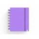 CUADERNO INGENIOX FOAM A5 80H RAYADO HORIZONTAL VIOLETA