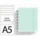 CUADERNO INGENIOX FOAM A5 80H RAYADO HORIZONTAL MENTA PASTEL