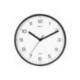 RELOJ MAUL DRIP DE PARED REDONDO 25 CM DIAMETRO CUARZO MARCO NEGRO