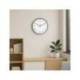 RELOJ MAUL DRIP DE PARED REDONDO 25 CM DIAMETRO CUARZO MARCO NEGRO