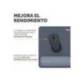 ALFOMBRILLA PARA RATON FELLOWES CON REPOSAMUÑECAS BREYTA AZUL 250X210X25 MM