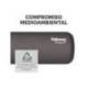 REPOSAMUÑECAS FELLOWES MINI BREYTA NEGRO 190X70X25 MM