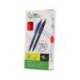 BOLIGRAFO LIDERPAPEL PUNTA 1 MM RETRACTIL CON CLIP ACABADO SOFT TOUCH TINTA ROJA CUERPO ROJO