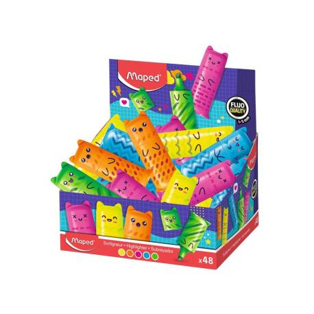 ROTULADOR MAPED FLUORESCENTE MINI KAWAI 1-5 MM