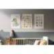 PIZARRA BLANCA BI-OFFICE MAGNETICA ACERO LACADO BLANCO MARCO DE MADERA CON NUMEROS PARA NIÑOS 600X450 MM