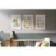 PIZARRA BLANCA BI-OFFICE MAGNETICA ACERO LACADO BLANCO MARCO DE MADERA CON NUMEROS PARA NIÑOS 600X450 MM