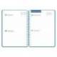 AGENDA ESCOLAR LIDERPAPEL 26-27 ESPIRAL BASIC 2 DIAS PAGINA A5 BILINGUE 70G PAPEL FSC AZUL MARINO