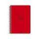 AGENDA ESCOLAR LIDERPAPEL 26-27 ESPIRAL BASIC SEMANA VISTA A5 BILINGUE 70G PAPEL FSC ROJO