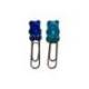 CLIPS IMAGINOVO 32 MM OSITO GOMINOLA EN BLISTER DE 3 UNIDADES AZUL TRANSPARENTE Y VERDE