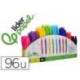 BOLIGRAFO LIDERPAPEL RETRACTIL CON CLIP ACABADO SOFT TOUCH PUNTA 0,7 MM EXPOSITOR 96 UNIDADES COLORES