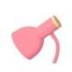 LAMPARA DE ESCRITORIO Q-CONNECT ORION METALICA CON DETALLES DE MADERA BRAZO FLEXIBLE COLOR ROSA