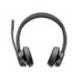 AURICULARES POLY INALAMBRICO VOYAGER 4320 STEREO USB-A BT700 + ADAPTADOR BT700A +SOPORTE DE CARGA