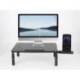 SOPORTE Q-CONNECT PARA MONITOR METALICO REGULABLE EN ALTURA CON SOPORTE PARA MOVIL 371X235X145 MM