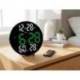 RELOJ Q-CONNECT DIGITAL DE PARED DIGITAL CON ALARMA REDONDO 27 CM