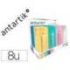 BOTELLA ANTARTIK ISOTERMICA ACERO INOXIDABLE LIBRE DE BPA 750ML EXPOSITOR CON 8 BOTELLAS