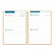 AGENDA ESCOLAR LIDERPAPEL 26-27 ESPIRAL CLASSIC 2 DIAS PAGINA A5 BILINGUE 70G PAPEL FSC NARANJA