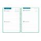 AGENDA ESCOLAR LIDERPAPEL 26-27 ESPIRAL CLASSIC 2 DIAS PAGINA A5 BILINGUE 70G PAPEL FSC VERDE