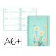 AGENDA ESCOLAR LIDERPAPEL 26-27 ESPIRAL FANTASY D SEMANAVISTA A6+ BILINGUE 80G PAPEL FSC AZUL