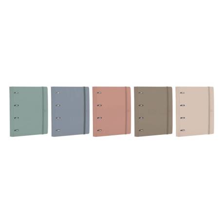 CARPETA ANILLAS OXFORD EUROPEANBINDER FOREST DIN A4+ CON RECAMBIO CUADRO 5MM