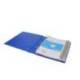 CARPETA CON RECAMBIO ANTARTIK A4 CUADRO 5MM FOAM 4 ANILLAS 35MM MIXTAS COLOR AZUL