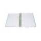 CUADERNO ESPIRAL ANTARTIK MICRO A4 TAPA FOAM 120H 90GR CUADRO 5MM 5 BANDAS 4 TALADROS COLOR VERDE MATCHA