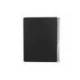 CUADERNO ESPIRAL ANTARTIK MICRO A4 TAPA FOAM 120H 90GR CUADRO 5MM 5 BANDAS 4 TALADROS COLOR NEGRO