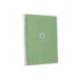 CUADERNO ESPIRAL ANTARTIK A4 TAPA FOAM 80H 90GR CUADRO 4MM CON MARGEN COLOR VERDE MATCHA