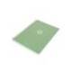 CUADERNO ESPIRAL ANTARTIK A4 TAPA FOAM 80H 90GR CUADRO 4MM CON MARGEN COLOR VERDE MATCHA