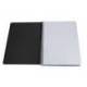 CUADERNO ESPIRAL ANTARTIK A4 TAPA FOAM 80H 90GR CUADRO 4MM CON MARGEN COLOR NEGRO