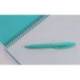 CUADERNO ESPIRAL ANTARTIK A4 TAPA FOAM 80H 90GR CUADRO 4MM CON MARGEN COLOR MENTA